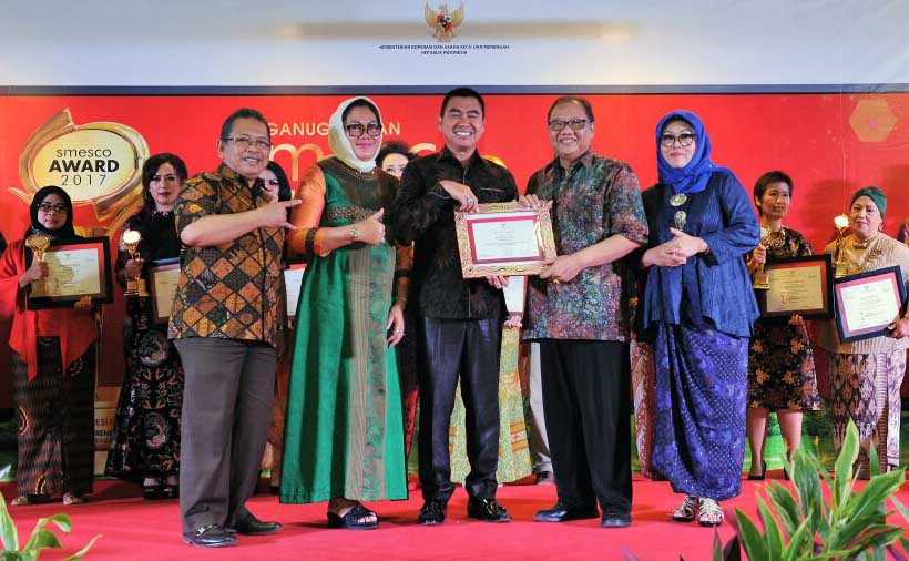 Menkop Harapkan 21 UKM Peraih Smesco Award jadi Inspirator Wirausahawan
